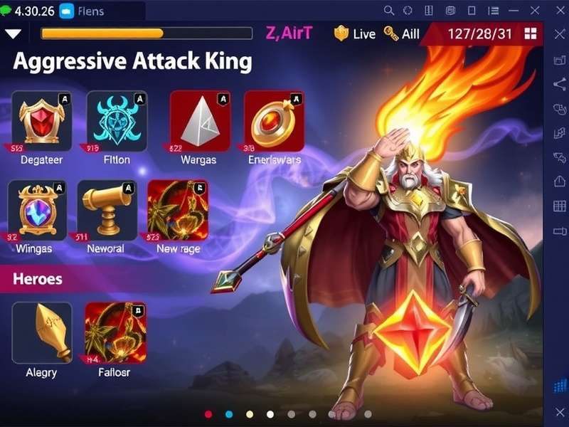 Aggressive Attack King heroes collection